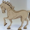 Конструктор 3D деревянный Lemmo Конь - С-6