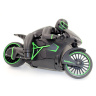 Радиоуправляемый черно-зеленый мотоцикл ZC333 4CH 1:12 2.4G - 333-MT01A-G