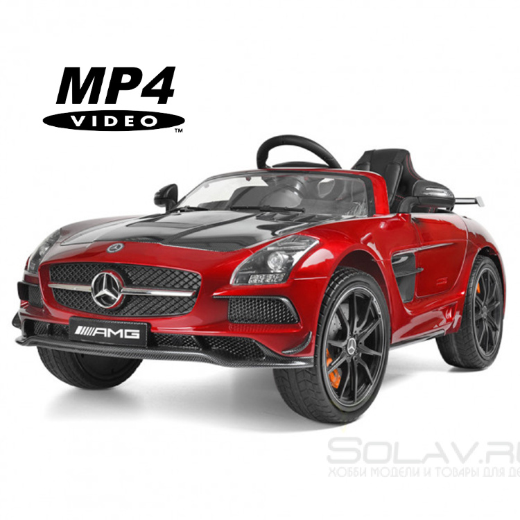 Электромобиль Mercedes-Benz SLS AMG Red Carbon Edition MP4 - SX128-S