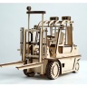 Конструктор 3D деревянный подвижный Lemmo Погрузчик - ПК-1