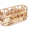 Деревянный механический 3D-пазл Wooden City Лондонский автобус - WR303