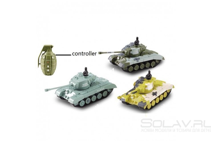 Радиоуправляемый микро танк 1:77 Радиоуправляемый микро танк 1:77