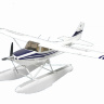 Радиоуправляемый самолет Art-tech Cessna Blue 182 400 Class с лыжами 2.4G - 2101Y